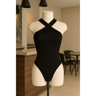 Body Cruzado Alça Decote  Sem Bojo Estilo Moderno Feminino em Oferta na Shopee