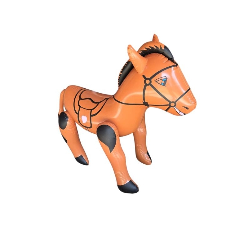 cavalo inflavel marrom 1.0 metro