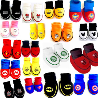 Pantufa de Bebê, moda infantil, Temáticos, Personagens, Times, Rescem nascido em Oferta na Shopee
