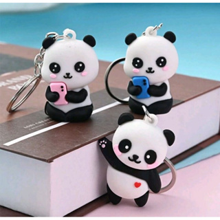 Chaveiro Panda 3D/Astronauta/Boneca/Dinossauro/crocodilo/Fofinhos/Mochila/Estojo/Bolsa/Boneca/Preto/Branco/Rosa/Celular em Oferta na Shopee