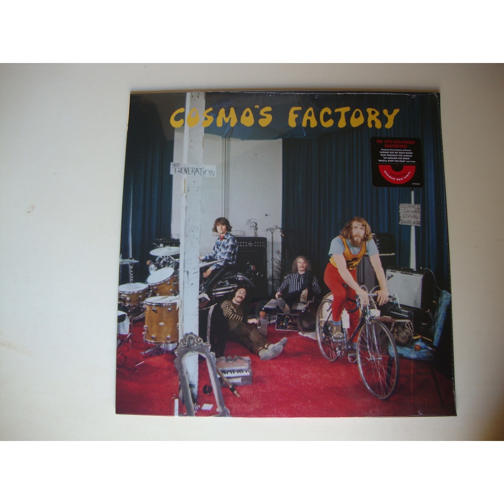 LP - Vinil - Creedence Clearwater Revival - Cosmo's Factory ( Opaque Red Vinyl ) - Importado, Lacrado
