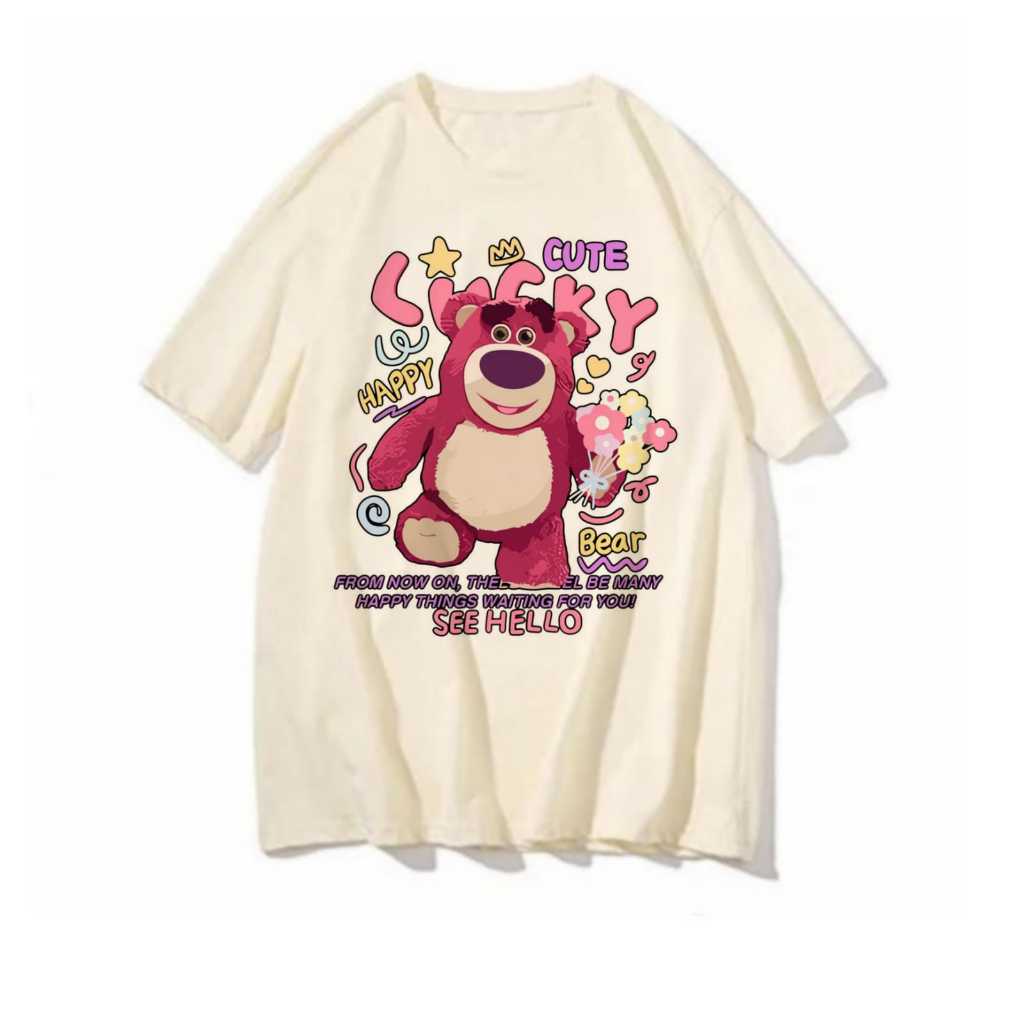 Camiseta Lotso cute happy blusa divertida estampada toy story estampa camisa casual tshirt personagens