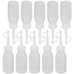 Almotolia Aplicador 100ml Frasco Pisseta Bico Reto Laboratório Medicina Diversos de Líquidos Escolha