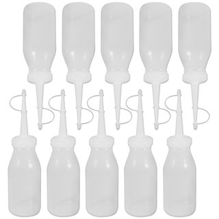 Almotolia Aplicador 100ml Frasco Pisseta Bico Reto Laboratório Medicina Diversos de Líquidos Escolha