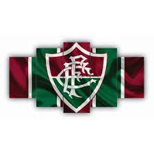 Quadro Decorativo Fluminense Tricolor Futebol Time Escudo Torcida Estádio Campeonato