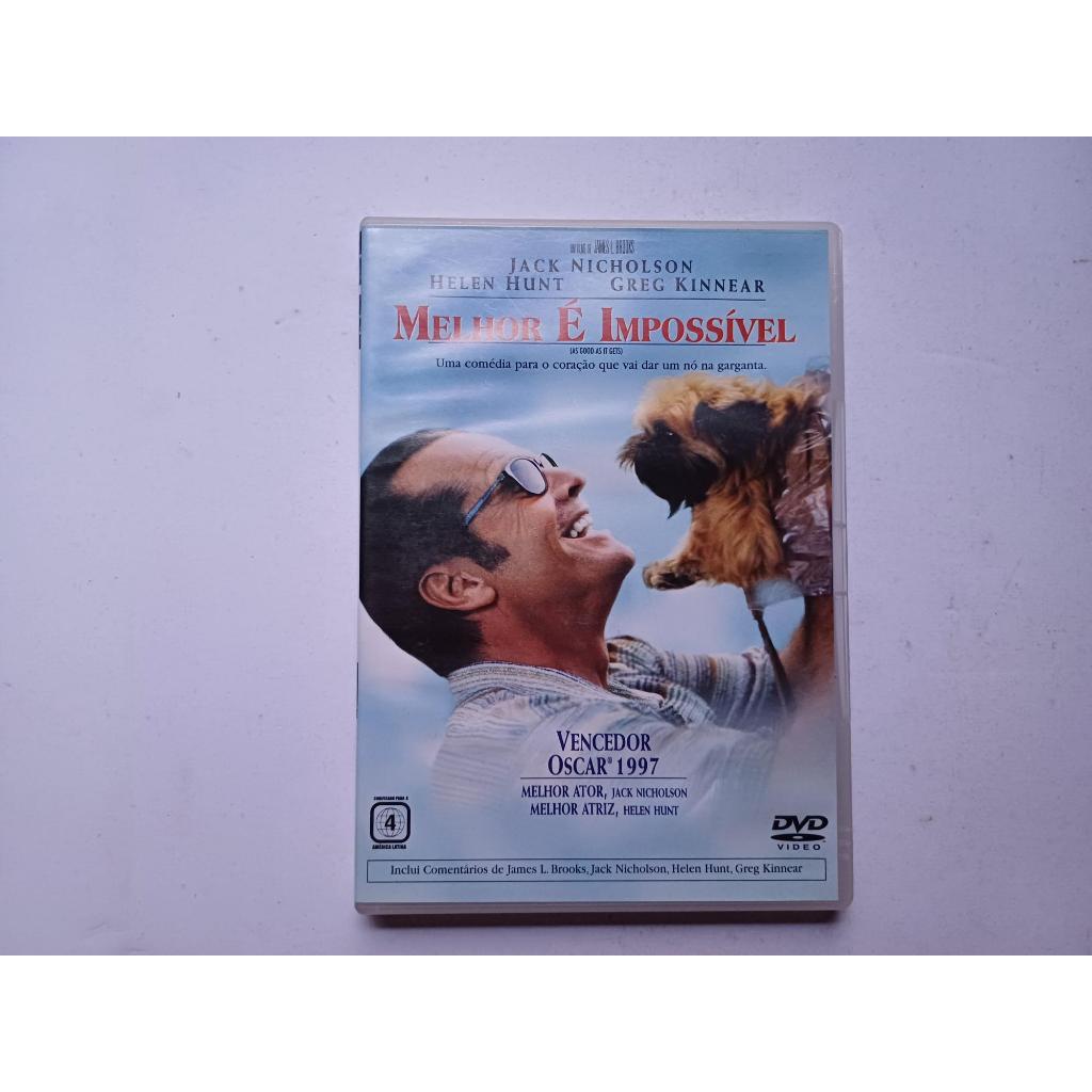 dvd Melhor é Impossível - filme de James L. Brooks com Jack Nicholson Helen Hunt Greg Kinnear