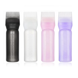 Frasco Pente Aplicador De Tinta De Cabelo, Óleo Capilar, Hidratantes - Com Pente Aplicador em Oferta na Shopee