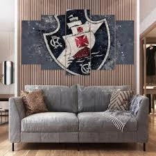 Quadro Decorativo Vasco da Gama Futebol Time Escudo Torcida Campeão Estádio Cruzmaltina