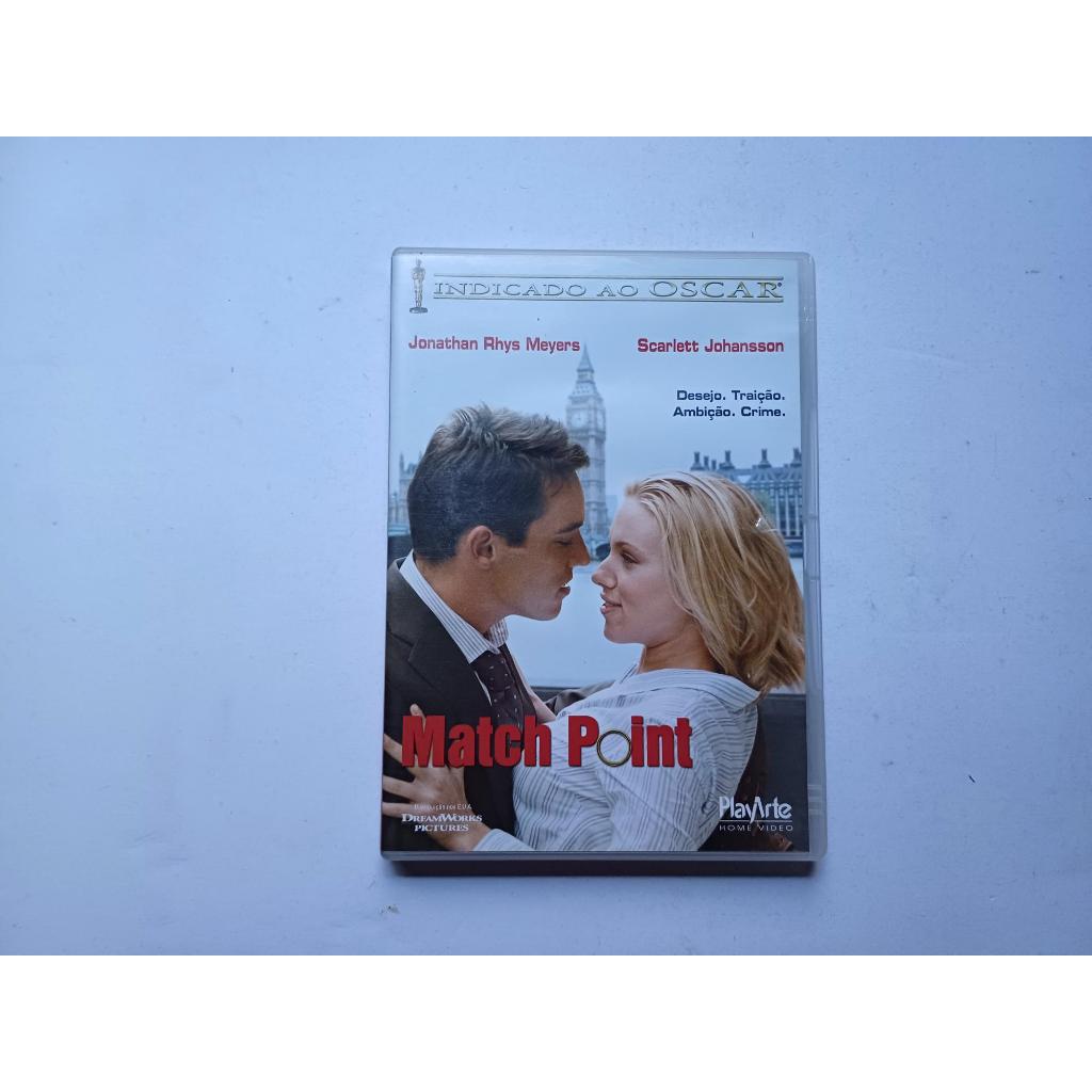 dvd Match Point - com Jonathan Rhys Meyers e Scarlett Johansson