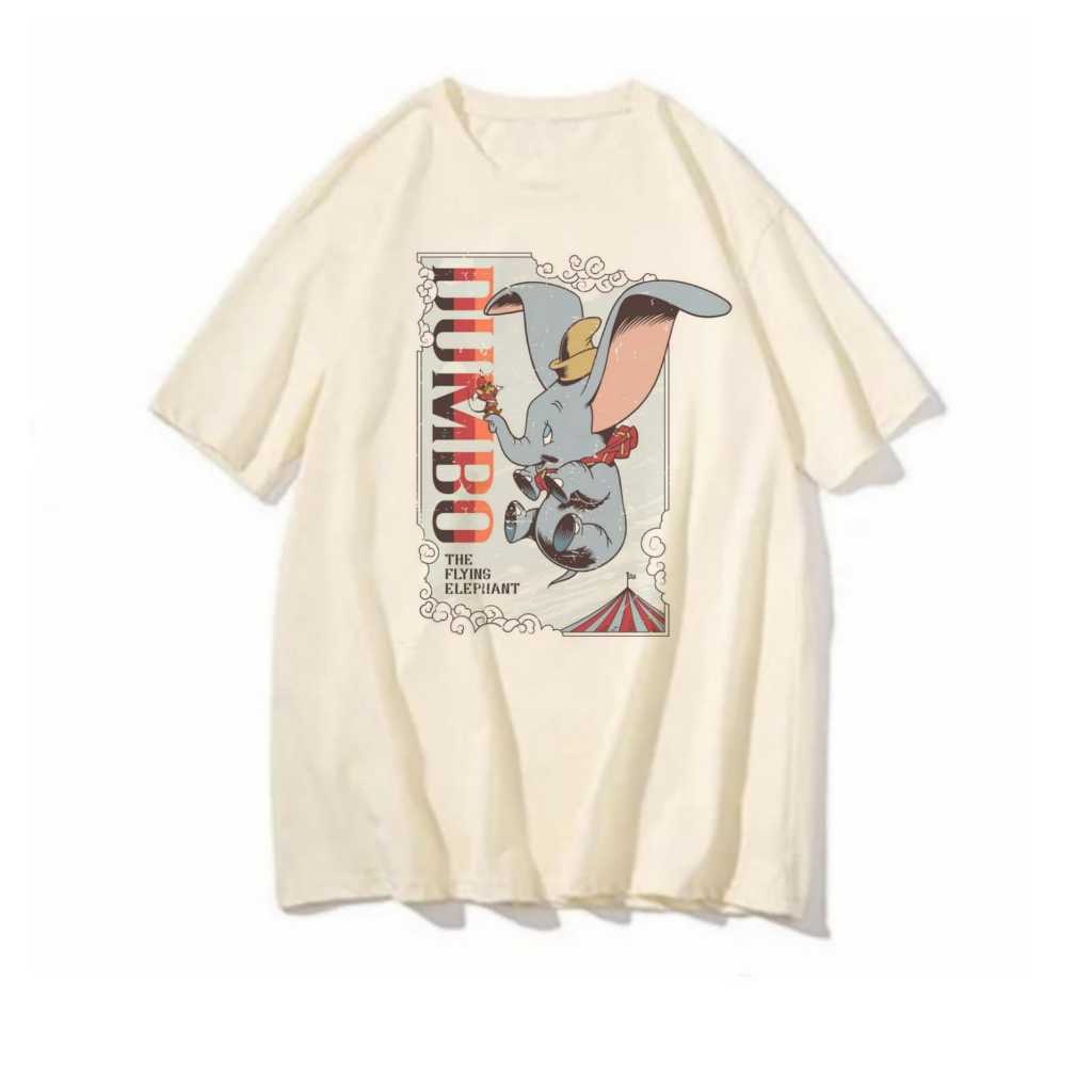 Camiseta Dumbo Elefante Blusa divertida estampada disney camisa personagem tshirt casual