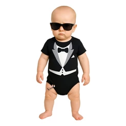 Body Bebê Tématico + Oculos Poderoso Chefinho Mêsversario Fantasia Menino