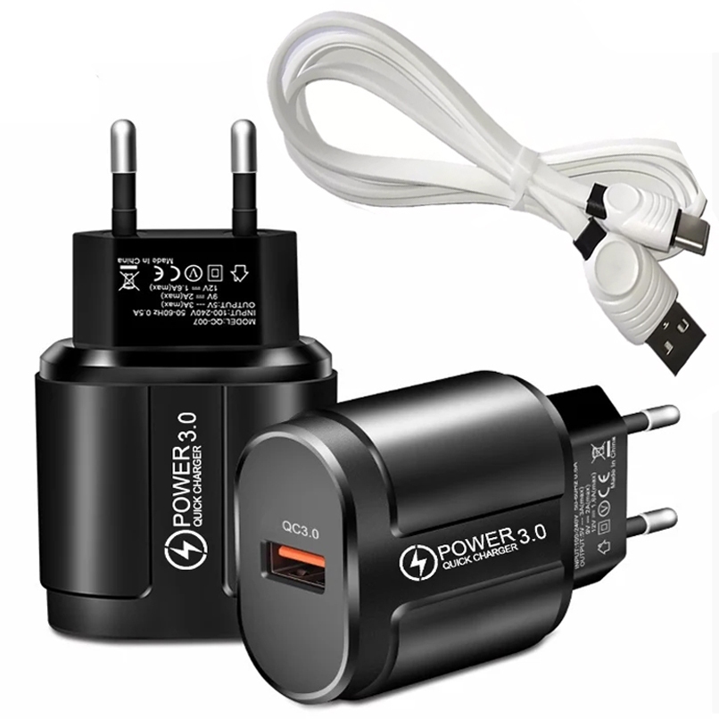 Carregador Turbo Q.C 18W Compativel Motorola G14, G20, G22