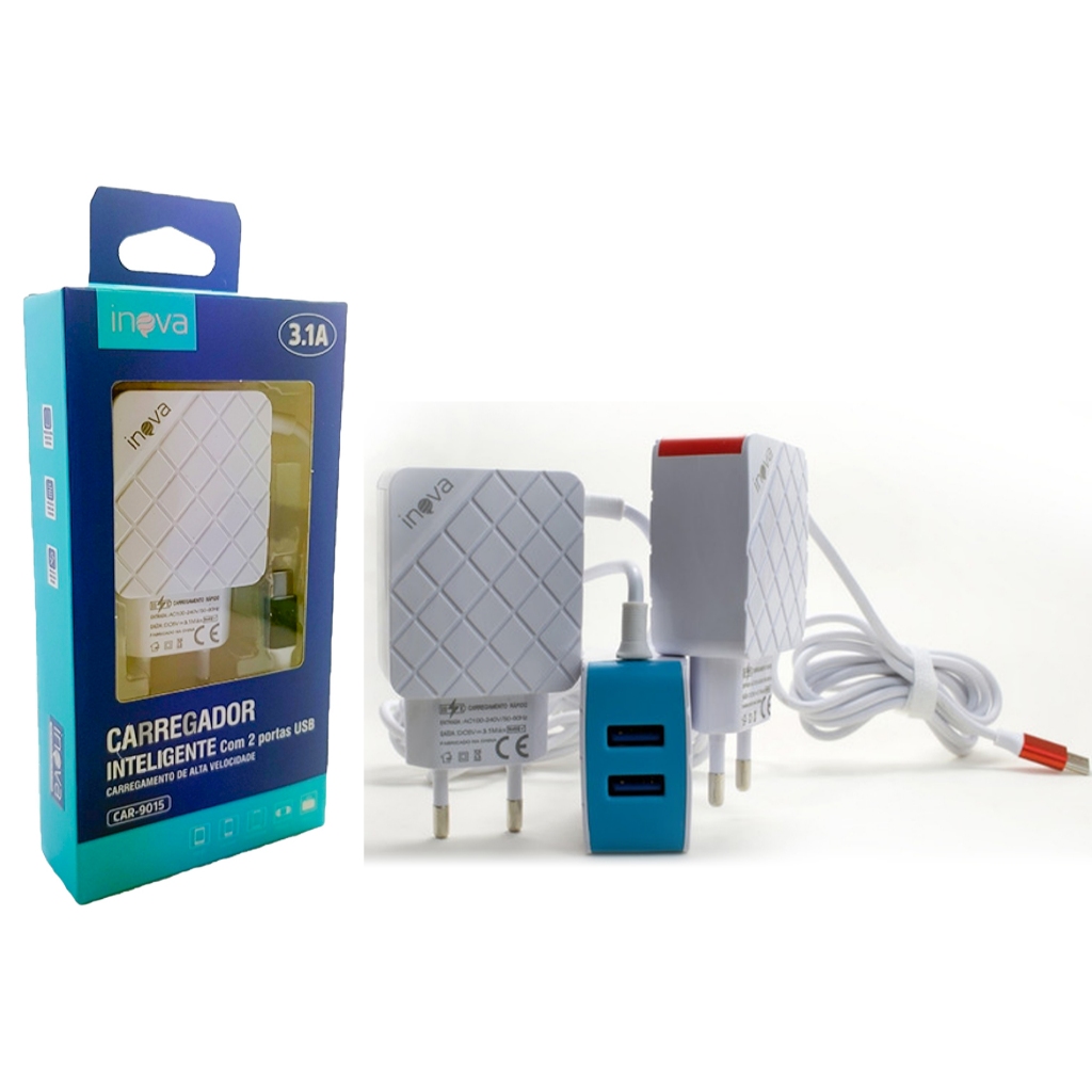 Carregador Compativel Samsung Galaxy M53, M54, M55, M55s - Turbo 15W