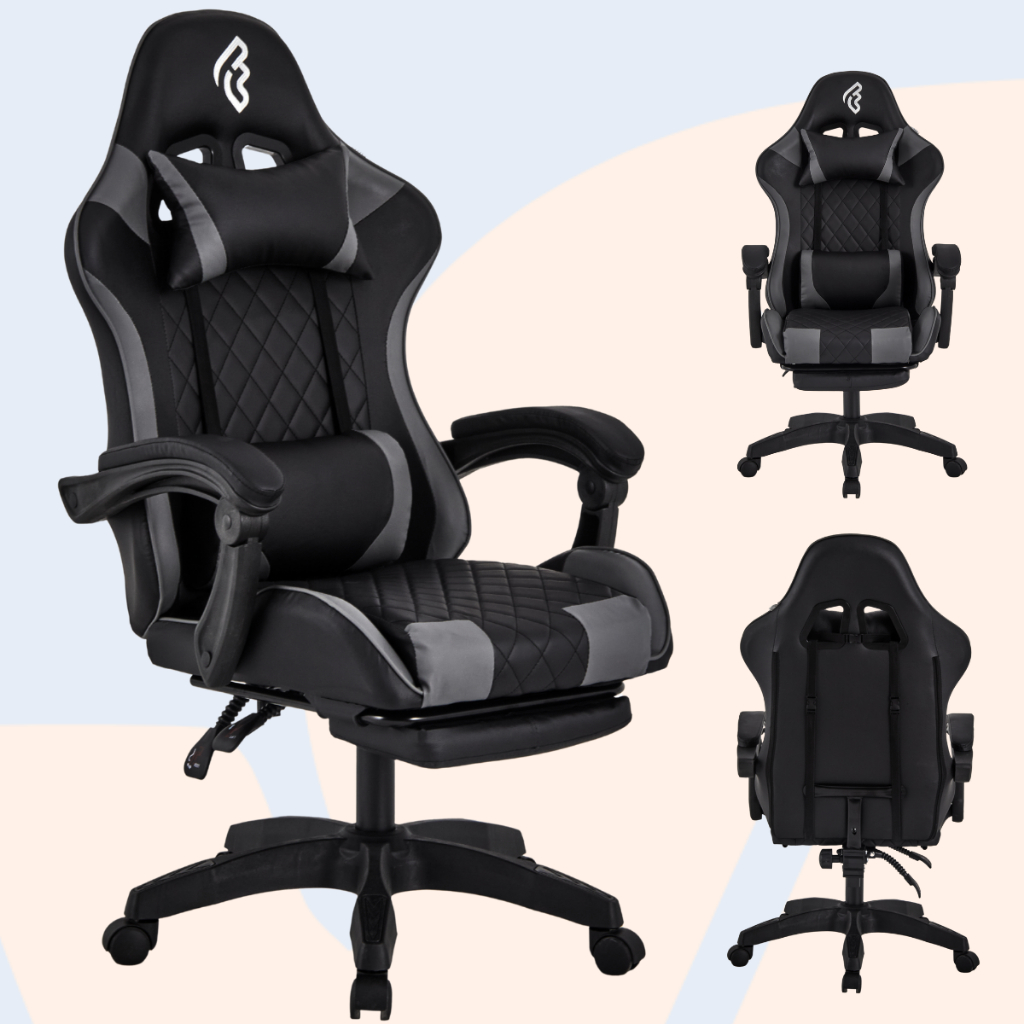 Cadeira Gamer Ergonomica FOHAR WGC100 Ajustável Reclinável Giratoria Custo Benefício