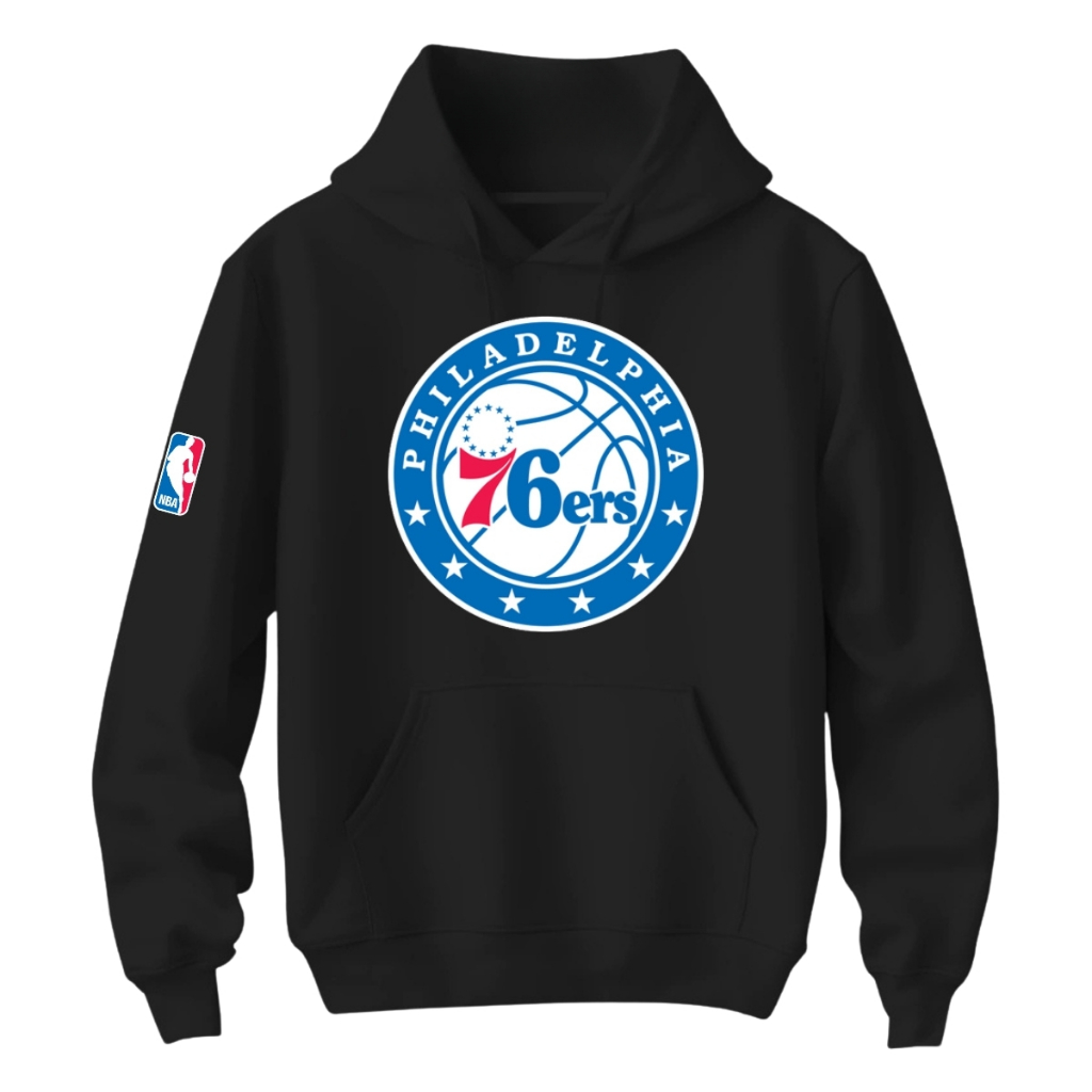 Moletom Canguru Philadelphia 76 Blusa Basquete Masculina Estampada Time 100% Algodão Premium
