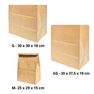 Sacos de Papel Saco Kraft Mix Várias Medidas - 100 Unidades em Oferta na Shopee