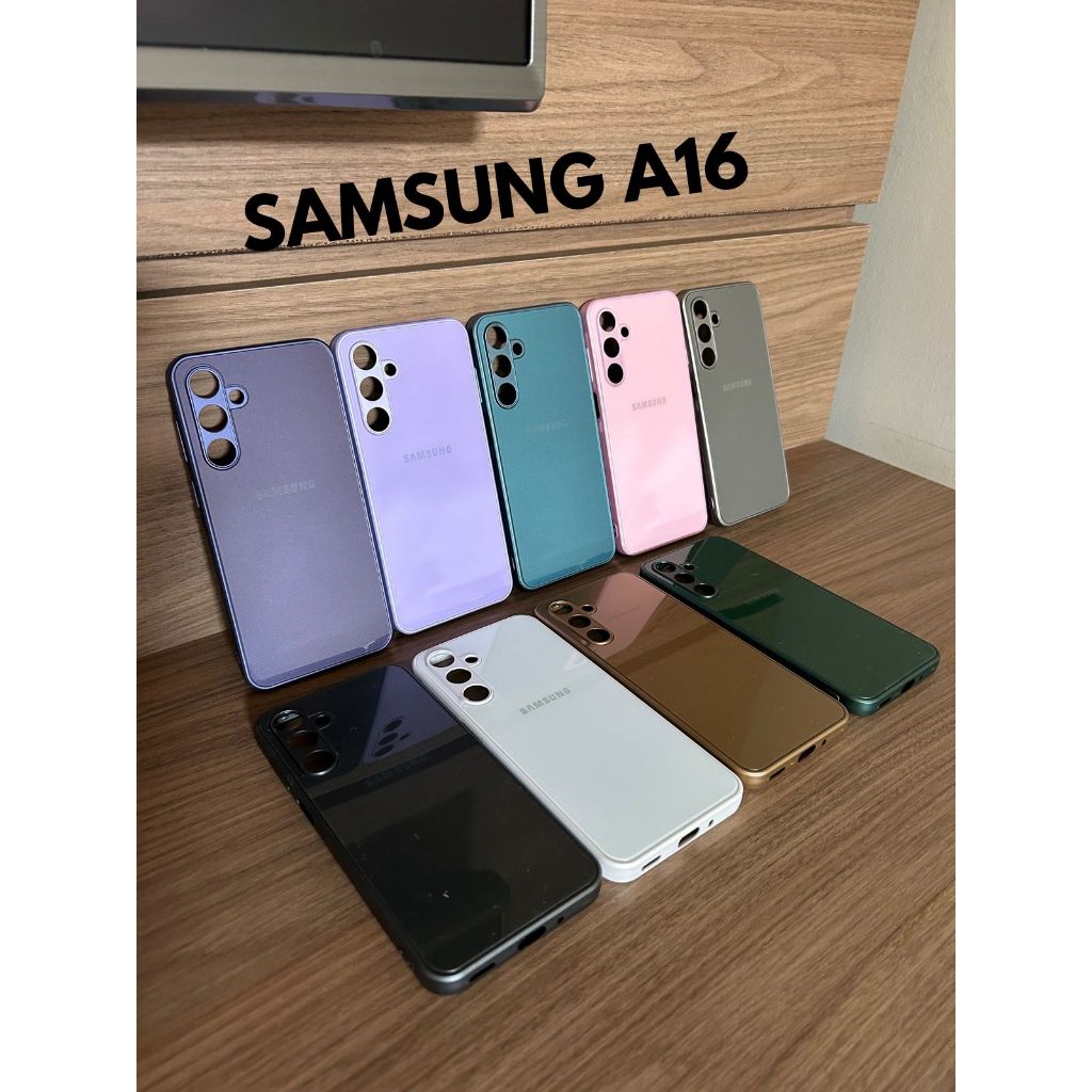 Capa Capinha P/Samsung Galaxy A16 - 4G e 5G Aveludada + Proteção Câmera Estilo e Acabamento Premium. em Oferta na Shopee