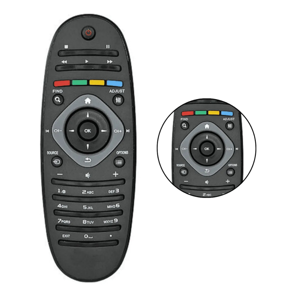 Controle Remoto Compatível Tv Lcd Led Philips Série 3000