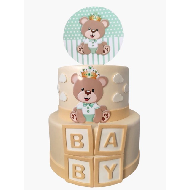 Bolo Fake Ursinho Chá de Bebê: Onde Comprar | BuscaProdutos