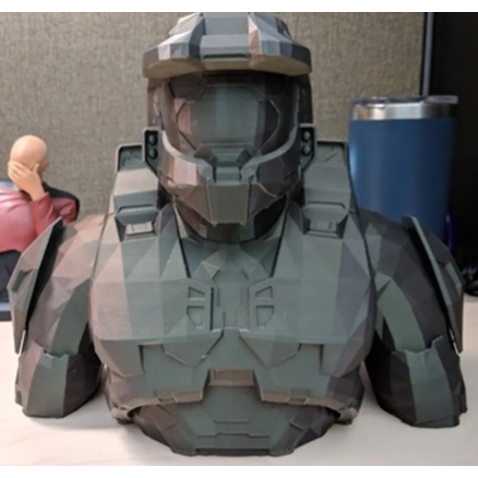 Action Figure Busto de Master Chief - Halo - 15cm altura
