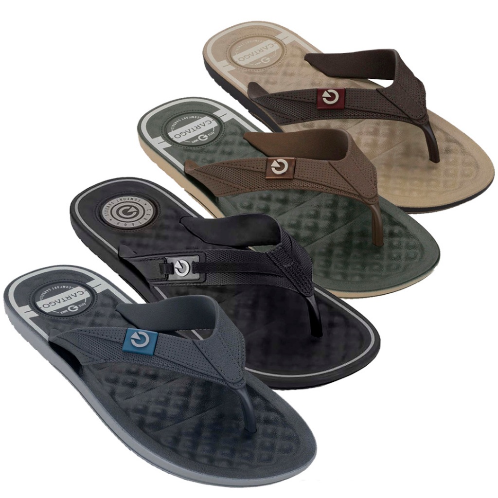 Chinelo Masculino Dedo Arizona Cartago 12212 - Novas Cores - Men Shoes