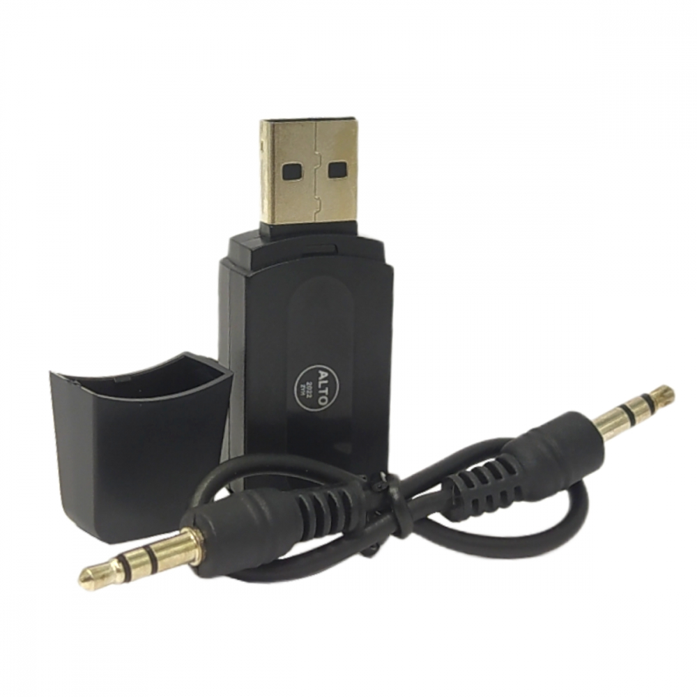 Adaptador Bluetooth Receptor de Áudio USB MP3 com Entrada P2 Kive AL-A155
