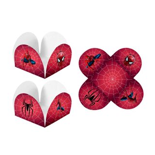 Forminhas 4 Pétalas Homem Aranha Festas Aniversários em Oferta na Shopee