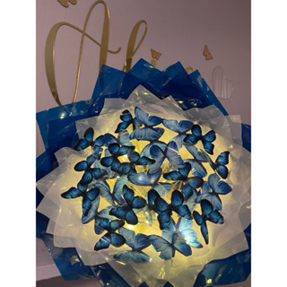 Buquê de borboletas MONTADO E COM LED em Oferta na Shopee