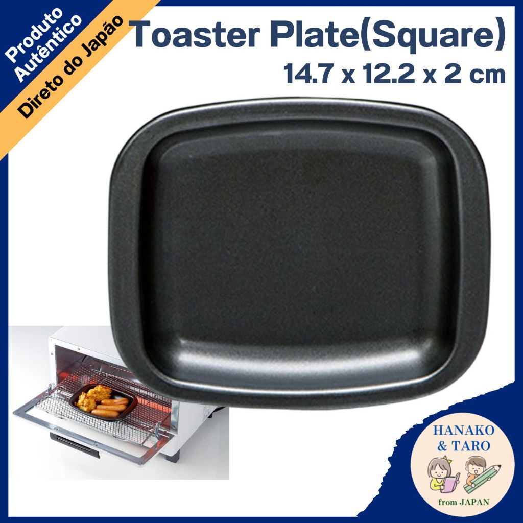 [Takagi Metal] FW-PS Grill Plate para Forno Elétrico Bandeja Ovo Frito Grelha de Peixe Prato para Forno Elétrico Panela para【Direto do Japão】