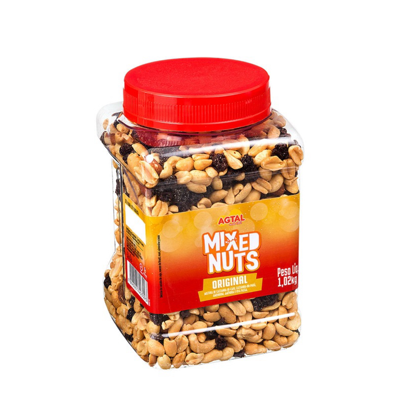 Castanha Mixed Nuts Agtal Pote 1,02kg
