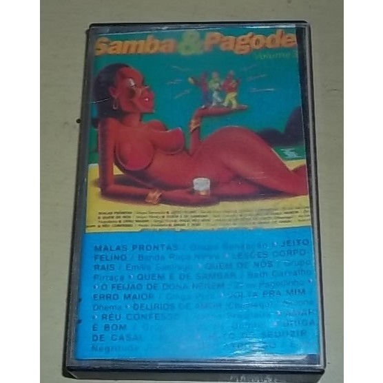 Fita K7 Samba e Pagode, Malas Prontas, Jeito Felino, Lesões Corporais, Som Livre