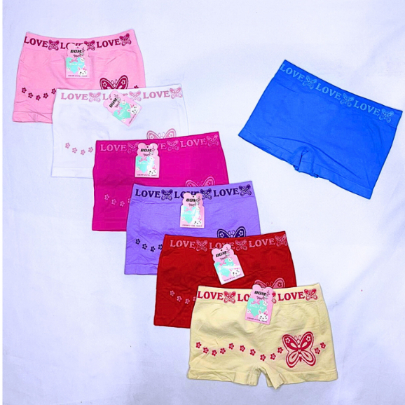 Kit 10 Calcinhas Boxer Infantil Juvenil Feminina Leve e Confortável e "não aperta " 📦 Envio Imediato em Oferta na Shopee