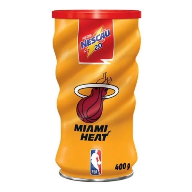 Latas de nescau (miami heat): edição limitada NBA