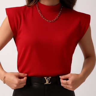 Blusa casual básica muscle tee em Oferta na Shopee