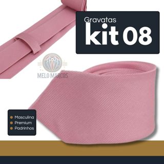 Gravatas Social Lisas trabalhadas Kit com 8 Para Padrinhos Noivos Congresso Eventos em Oferta na Shopee