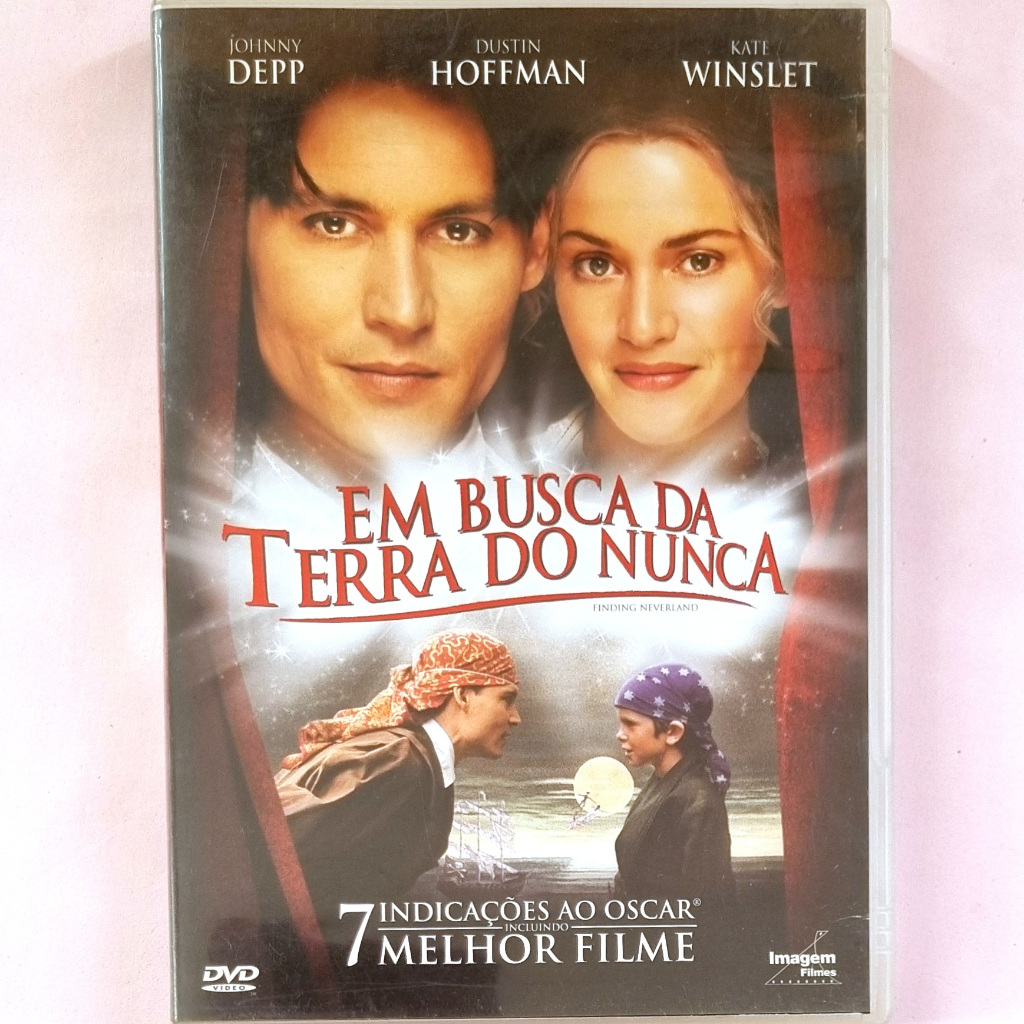 DVD Em Busca Do Terra Do Nunca USADO Johnny Depp Kate Winslet