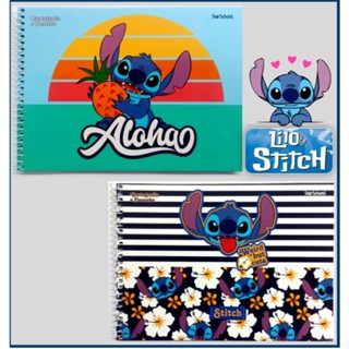 Caderno Espiral Cartografia e Desenho Lilo Stitch Cartografia 80 Folhas – StarSchool em Oferta na Shopee