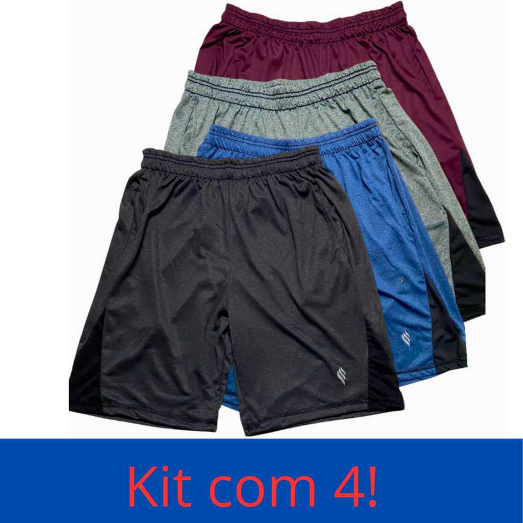 Short Masculino Dry Fit Leve e Fresco Secagem Rápida Academia e Casual Short Esportivo