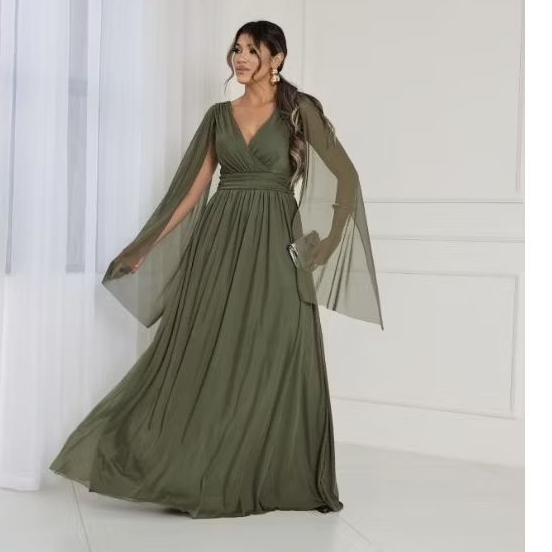 vestido maria tule liso ideal para casamentos.comvidadas.festa de gala con ótimo caimento. em Oferta na Shopee