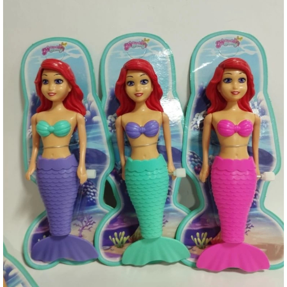 Boneca Sereia Nadadora Sereia Encantada Nada de Verdade Piscina - Banho - A Corda