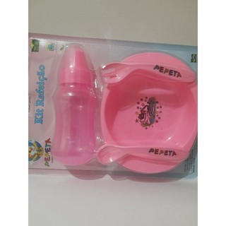 kit Refeição Pepeta Rosa