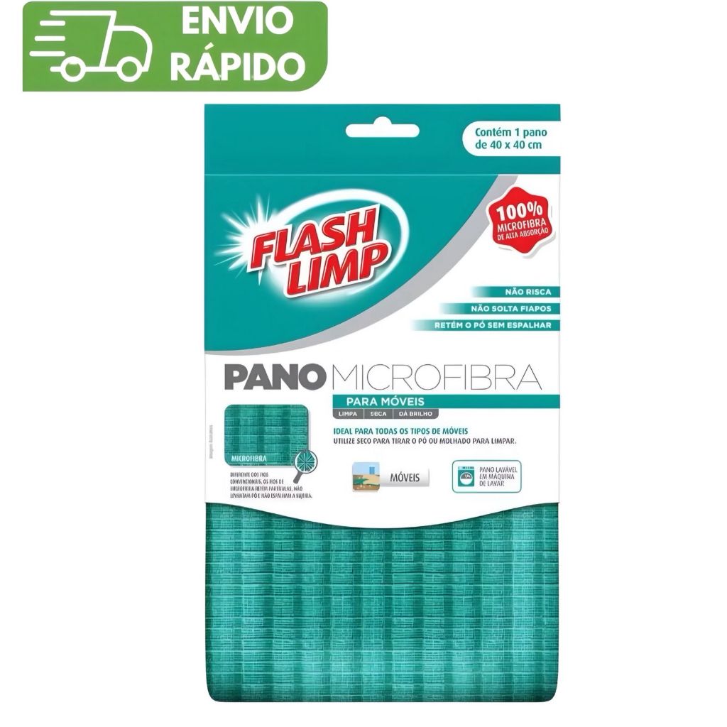 PANO PARA MOVEIS MULTIUSO FLASH LIMP 40X40
