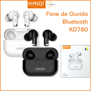Fone de Ouvido Sem fio Bluetooth TWS Kaidi KD-780