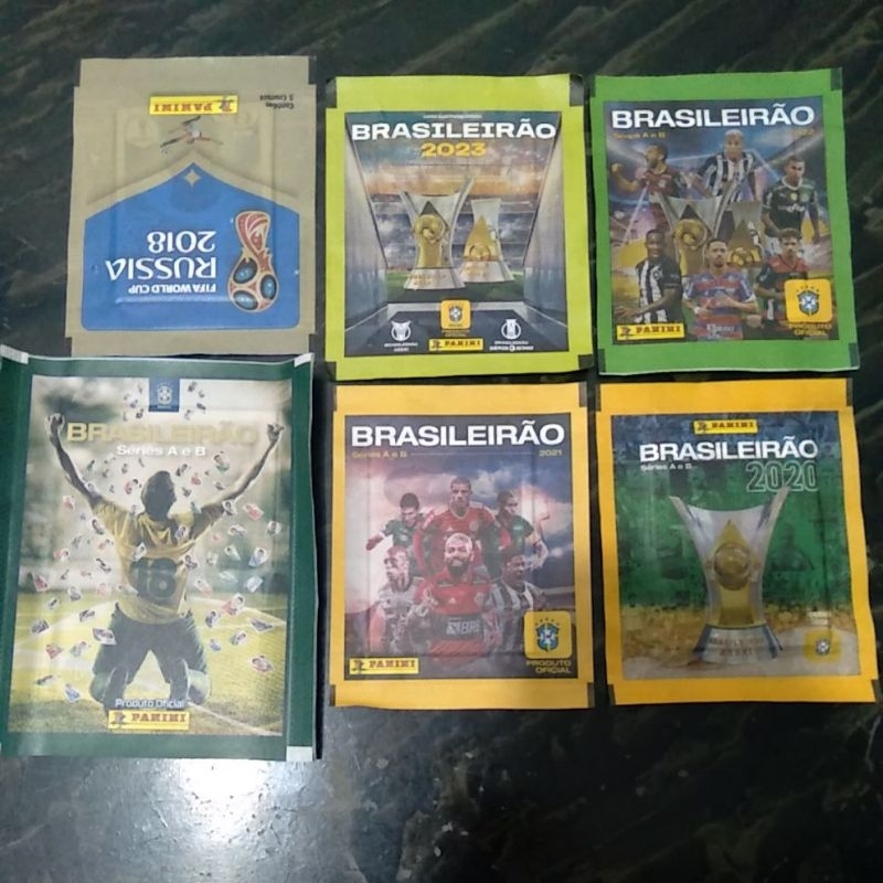 KIT com 6 envelope de Figurinhas Lacrados
