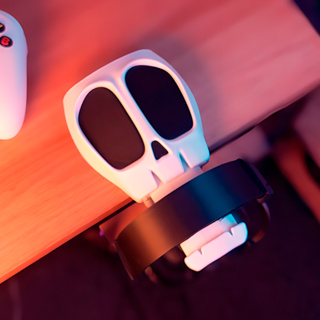 Suporte de Mesa Fone de Ouvido Headset Headphone Gamer Decorativo Caveira Halloween Presente em Oferta na Shopee