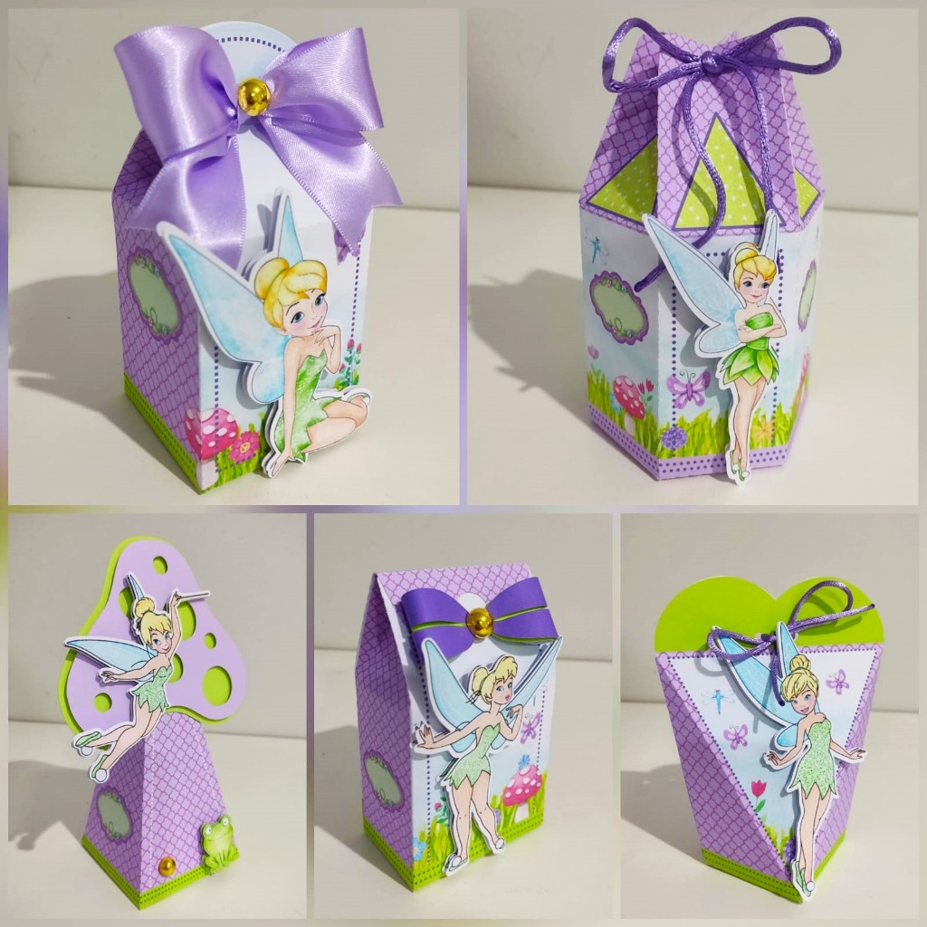 Caixinhas Personalizadas Tinker bell-kit festa-PEGUE E MONTE-sininho-Papelaria-Aniversário-Lembrancinhas