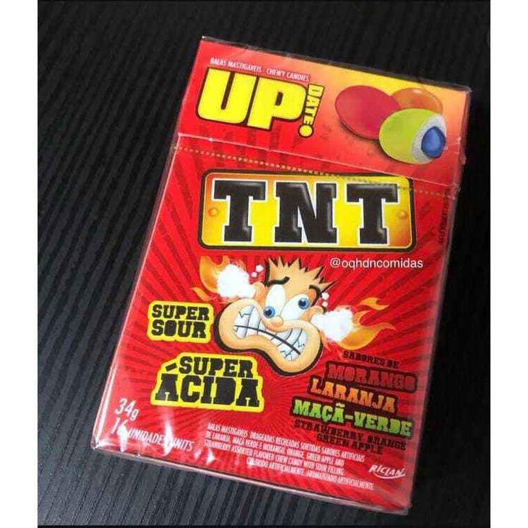 Bala Confeito UP TNT Riclan – Explosão de Sabor e Diversão a Cada Mordida,bala diferente, confeito ,