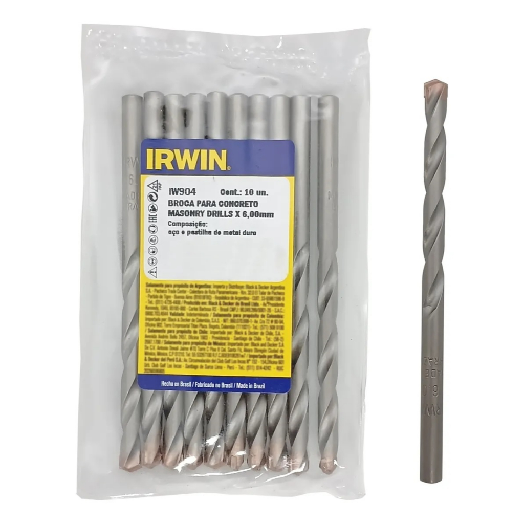 Broca Videa 6mm: Onde Comprar | BuscaProdutos