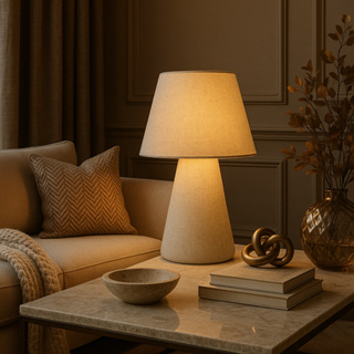 Luminária Abajur Tambor de Mesa Luxo em Oferta na Shopee