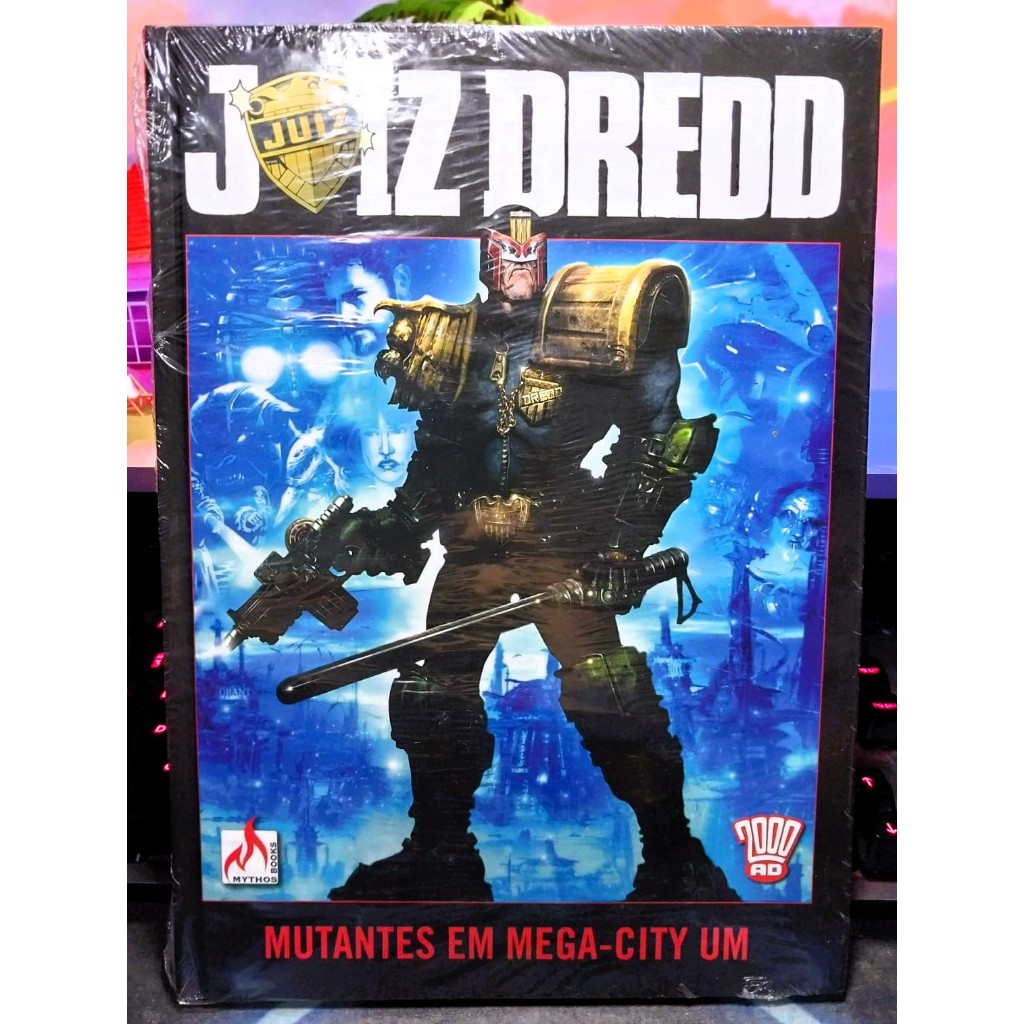 JUIZ DREDD MUTANTES EM MEGA CITY UM (NOVO/LACRADO) MYTHOS - HQ GIBI QUADRINHOS JUIZ DREED